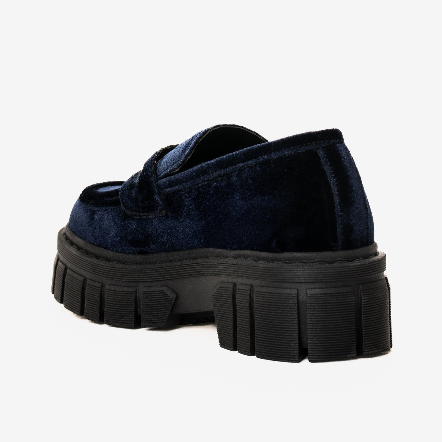 Moccasin: PRECIOUS BLACK VELVET AND BLUE SHINE